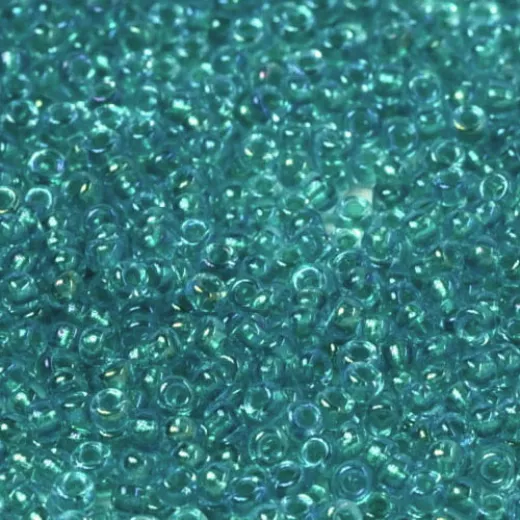 Bulk Bag Teal Green Fancy Lined Size 11/0 Miyuki Seed beads, Colour 3742, 250g Bulk Bag Teal Green Fancy Lined Size 11/0 Miyuki Seed beads, Colour 3742, 250g