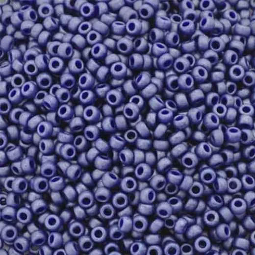Matte Cobalt -2075, Miyuki 11/0, 22g approx. Matte Cobalt -2075, Miyuki 11/0, 22g approx.