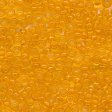 Transparent Light Orange, Miyuki 11/0 Seed Beads, Colour 0137, 22g Approx.