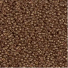 Dark Topaz Transparent Gold Luster, Colour 1882, Miyuki 11/0, 22g approx. 