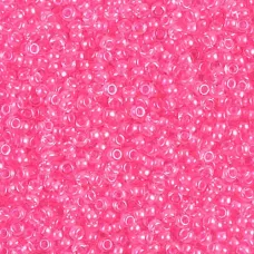 Colour Lined Pink Luminous Neon Color Miyuki 11/0 Seed Beads, 250g, Colour 4299