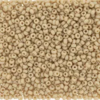 Ivory Frost Opaque Glazed Rainbow, Colour 4691, Miyuki 11/0, 22g appx.