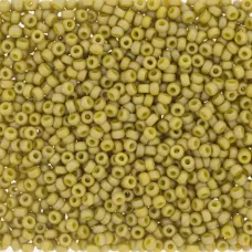 Pistachio Frost Opaque Glazed Rainbow, Colour 4693, Miyuki 11/0, 22g appx.