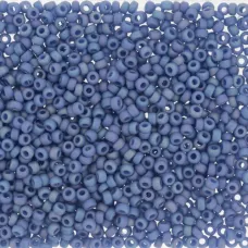 Soft Blue Frost Opaque Glazed Rainbow, Colour 4704, Miyuki 11/0, 22g appx.
