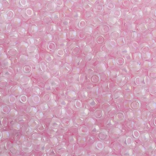 Pink Lined Crystal AB, Colour-0272, Miyuki 11/0, 22g Pink Lined Crystal AB, Colour-0272, Miyuki 11/0, 22g