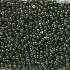 Duracoat Galvanised Black Moss Miyuki 11/0 Seed Beads, Colour 5107, 22g approx.