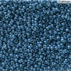 Duracoat Galvanised Deep Aqua Blue Miyuki 11/0 Seed Beads, Colour 5116, 22g appr...