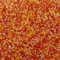 White Opaque Funky Apple, Miyuki 11/0 Union Seed Beads, Approx. 22g