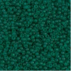 Transparent Emerald Matte, Miyuki 11/0 Seed Beads, Colour 0147F, 22g Approx.