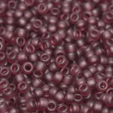 Dark Smoky Amethyst Matte, Miyuki 11/0 Seed Beads, Colour 0153F, 22g Approx.