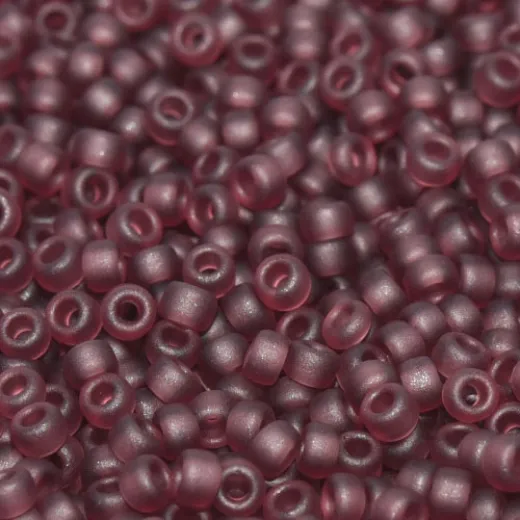 Dark Smoky Amethyst Matte, Miyuki 11/0 Seed Beads, Colour 0153F, 22g Approx. Dark Smoky Amethyst Matte, Miyuki 11/0 Seed Beads, Colour 0153F, 22g Approx.