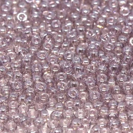 Transparent Light Mauve Luster, Miyuki 11/0 Seed Beads, Colour 0168, 22g Approx. Transparent Light Mauve Luster, Miyuki 11/0 Seed Beads, Colour 0168, 22g Approx.