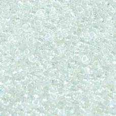 Translucent mint Miyuki 11/0 seed beads, Colour 0262,  22g approx.
