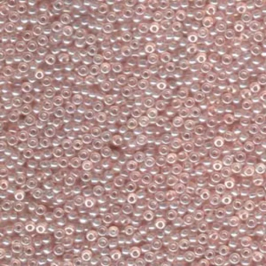 Light rose luster Miyuki 11/0 seed beads, Colour 0365, 22g approx. **Being discontinued by the Factory** Light rose luster Miyuki 11/0 seed beads, Colour 0365, 22g approx. **Being discontinued by the Factory**