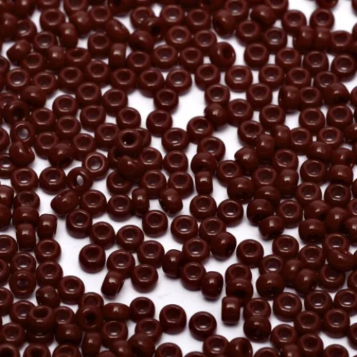 Miyuki Size 11 Seed Beads, Chocolate Brown, Colour 0419, 22g Approx. Miyuki Size 11 Seed Beads, Chocolate Brown, Colour 0419, 22g Approx.