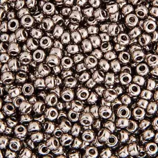 Steel, Miyuki 11/0 Seed Beads, Colour 0190, 50 Grams