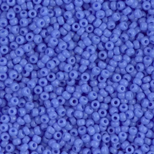 Miyuki Size 11 Seed Beads, Periwinkle, Opaque, Colour 0417L, 22g Approx. Miyuki Size 11 Seed Beads, Periwinkle, Opaque, Colour 0417L, 22g Approx.