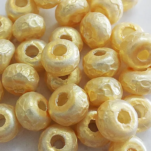Cream Baroque Pearl Miyuki 5/0 Beads, Colour 3952, 5g approx. Cream Baroque Pearl Miyuki 5/0 Beads, Colour 3952, 5g approx.
