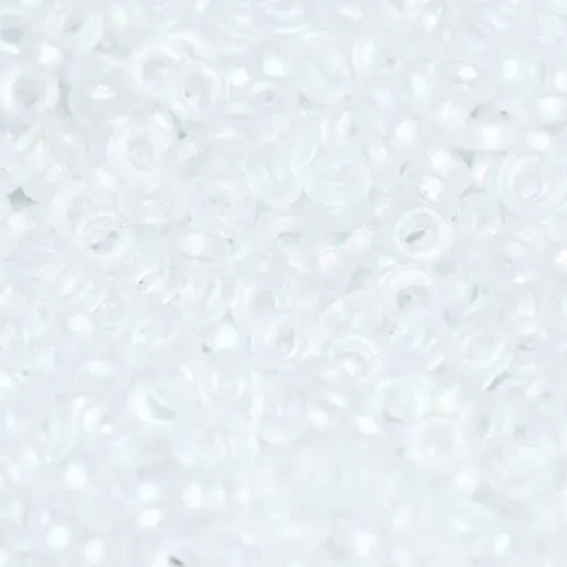 Crystal AB Matt Miyuki 2.2mm Spacer Beads, colour 0131FR, approx 4.9g Crystal AB Matt Miyuki 2.2mm Spacer Beads, colour 0131FR, approx 4.9g