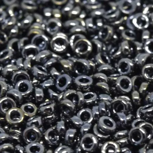 Light Gunmetal Miyuki 2.2mm Spacer Beads, colour 0464, approx 4.9g Light Gunmetal Miyuki 2.2mm Spacer Beads, colour 0464, approx 4.9g