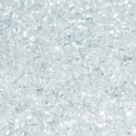 Crystal Miyuki Spacer Beads 3 x 1.3mm, colour 0131, approx 10g Crystal Miyuki Spacer Beads 3 x 1.3mm, colour 0131, approx 10g