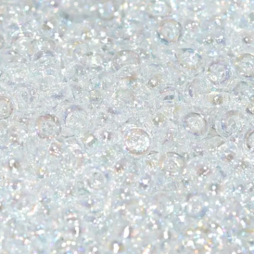 Transparent Rainbow Miyuki Spacer Beads 3 x 1.3mm, colour 0250, approx 10g Transparent Rainbow Miyuki Spacer Beads 3 x 1.3mm, colour 0250, approx 10g