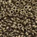 Matte Metallic Dark Bronze 2.2mm Spacer Beads, colour 2006, approx. 4.9g Matte Metallic Dark Bronze 2.2mm Spacer Beads, colour 2006, approx. 4.9g