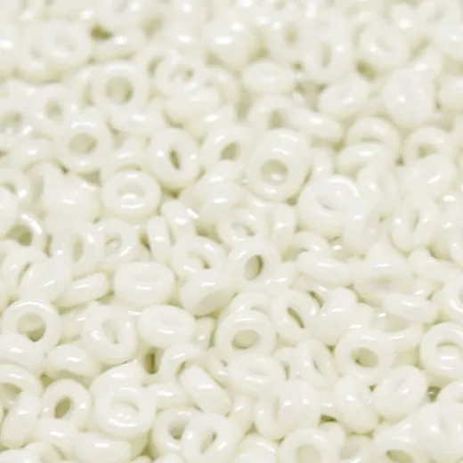 Opaque Limestone Luster Miyuki 2.2mm Spacer Beads, colour 0600, approx. 4.9g