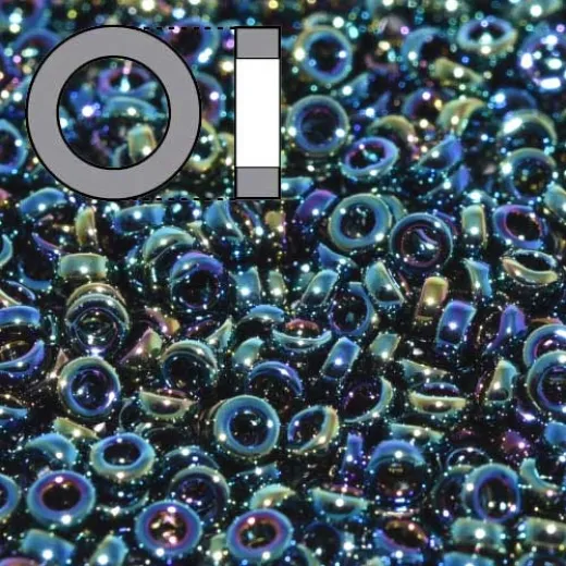 Metallic Variegated Iris Miyuki 2.2mm Spacer Beads, colour 0455, approx 4.9g Metallic Variegated Iris Miyuki 2.2mm Spacer Beads, colour 0455, approx 4.9g