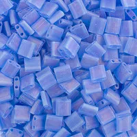 Sapphire AB Matte, Miyuki Tila Beads, Colour 0150FR, 5.2g