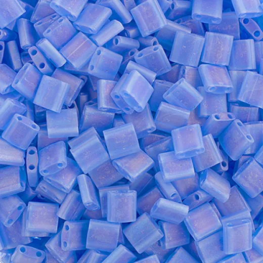 Sapphire AB Matte, Miyuki Tila Beads, Colour 0150FR, 5.2g Sapphire AB Matte, Miyuki Tila Beads, Colour 0150FR, 5.2g