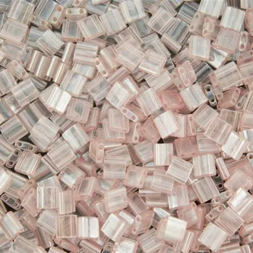 Bulk Bag Tila Beads Light Rosaline Transparent 50g - 0365 Bulk Bag Tila Beads Light Rosaline Transparent 50g - 0365