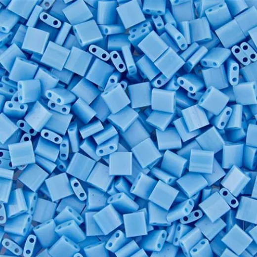 Tila Beads Light Blue Opaque 5.2gm pack - 0413 Tila Beads Light Blue Opaque 5.2gm pack - 0413
