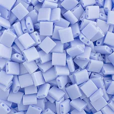 Lapis Blue Opaque AB Matte, Miyuki Tila Beads, Colour 0494FR, 5.2g