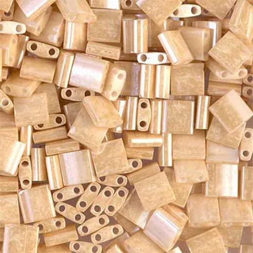 Tila Beads Light Caramel Opaque Ceylon 5.2gm pack - 0593 Tila Beads Light Caramel Opaque Ceylon 5.2gm pack - 0593