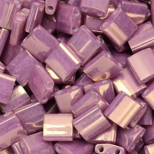 Bulk Bag Tila Beads Amethyst Opaque Ceylon 50g - 1867 Bulk Bag Tila Beads Amethyst Opaque Ceylon 50g - 1867