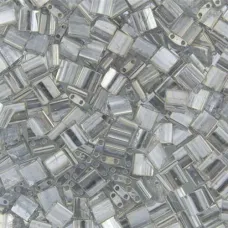 Tila Beads Silver Transparent 5.2gm pack - 1881