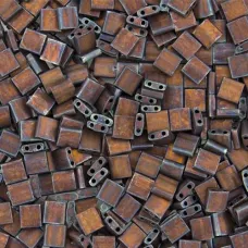 Tila Beads Dark Raspberry Opaque Iris Metallic 5.2gm pack - 2005