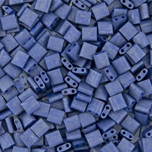 Tila Beads Cobalt Opaque Matte 5.2gm pack - 2075 Tila Beads Cobalt Opaque Matte 5.2gm pack - 2075