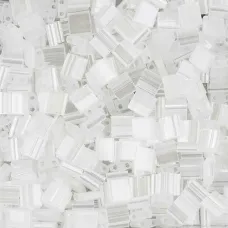 Bulk Bag Tila Beads Silk White Transparent 50g - 2548