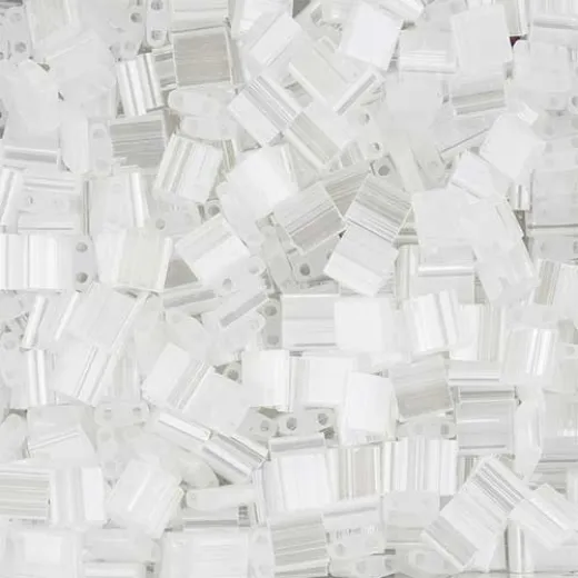 Bulk Bag Tila Beads Silk White Transparent 50g - 2548 Bulk Bag Tila Beads Silk White Transparent 50g - 2548