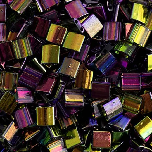 Tila Beads Crystal Magic Orchid 5.2gm pack - 4571 Tila Beads Crystal Magic Orchid 5.2gm pack - 4571