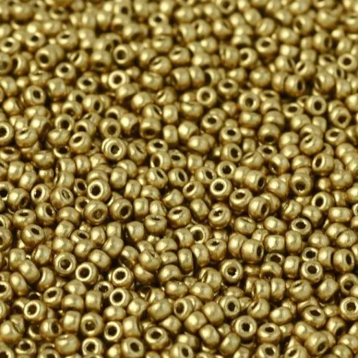 Aztec Gold Miyuki 8/0 Beads Colour 4588, 100gms approx.