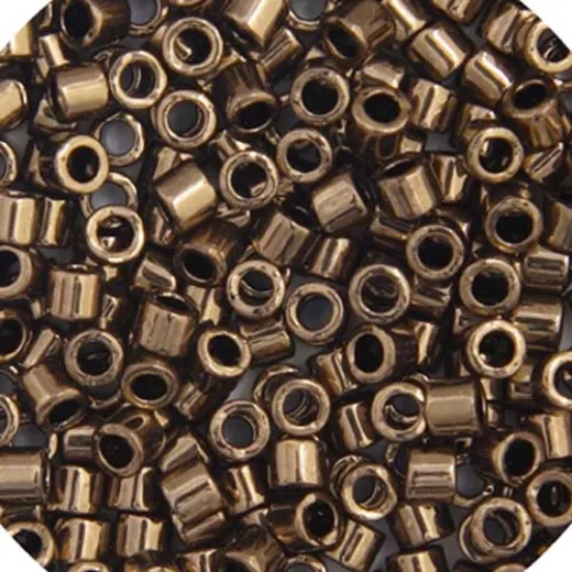DBSC-0022 Bronze Metallic Size 15/0 Cut Miyuki Delica Beads, Colour code 0022, Approx. 5.2g DBSC-0022 Bronze Metallic Size 15/0 Cut Miyuki Delica Beads, Colour code 0022, Approx. 5.2g
