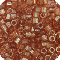 DBMC0121  Light Topaz Transparent Gold Luster 10/0 Cut Miyuki Delica Beads Colour Code 0121,  5.2gm approx. 