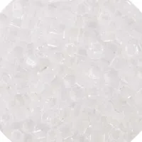 DBMC0141  Crystal Transparent 10/0 Cut Miyuki Delica Beads Colour Code 0141,  5.2gm approx. 