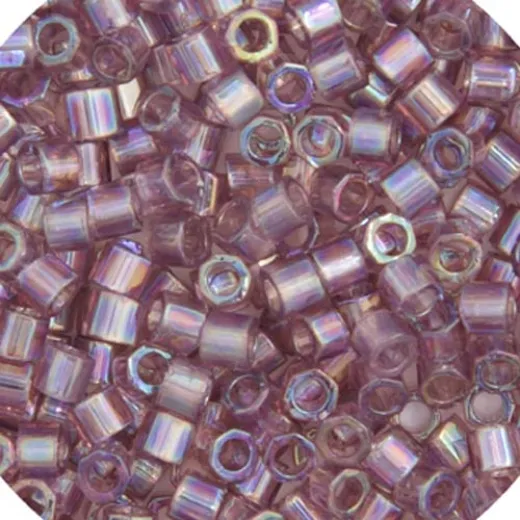 DBMC0173 Lilac Transparent AB 10/0 Cut Miyuki Delica Beads Colour Code 0173, 5.2gm approx. DBMC0173 Lilac Transparent AB 10/0 Cut Miyuki Delica Beads Colour Code 0173, 5.2gm approx.