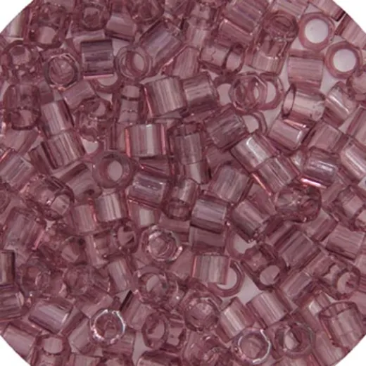 DBMC0711, Dark Amethyst Transparent, 10/0 Cut Miyuki Delica Beads Colour Code 0711, 5.2gm approx. DBMC0711, Dark Amethyst Transparent, 10/0 Cut Miyuki Delica Beads Colour Code 0711, 5.2gm approx.