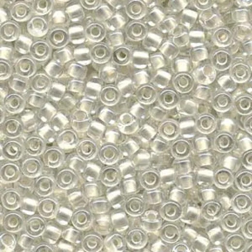 Pearlized White inside dyed Miyuki 6/0 Seed Beads, 20g approx. approx. colour 4601 Pearlized White inside dyed Miyuki 6/0 Seed Beads, 20g approx. approx. colour 4601