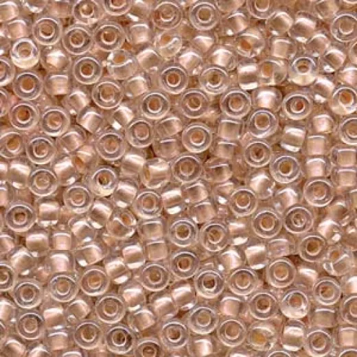Pearlized Peach inside dyed Miyuki 6/0 Seed Beads, 20g approx. approx. colour 4604 Pearlized Peach inside dyed Miyuki 6/0 Seed Beads, 20g approx. approx. colour 4604